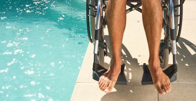 accessibilità piscina