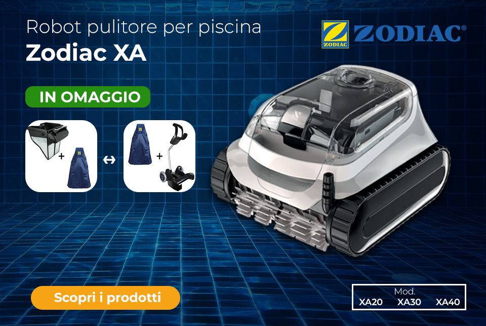 Promozione Kit Accessori in Regalo con i Robot Piscina Zodiac XA