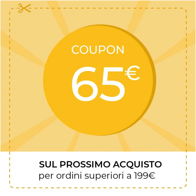 Coupon del valore di 65 euro