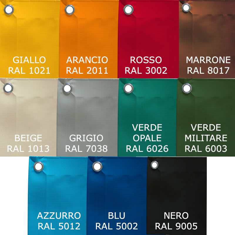 Colori disponibili Polartex