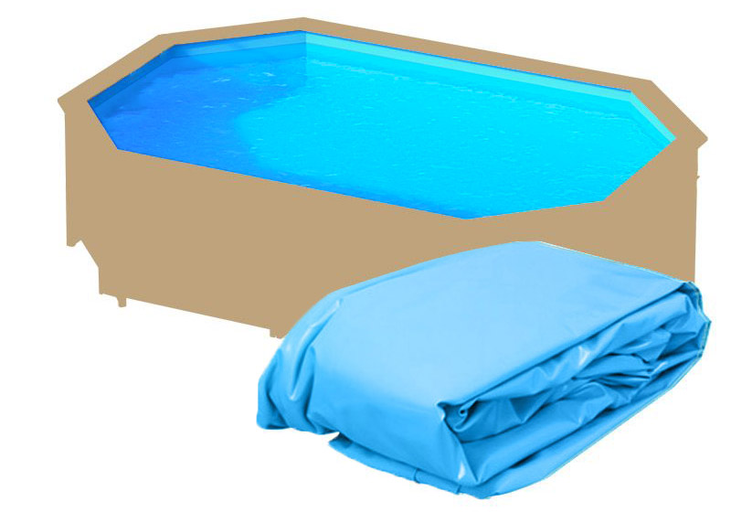 Liner di ricambio per piscine in legno BWT TROPIC ottagonali allungate