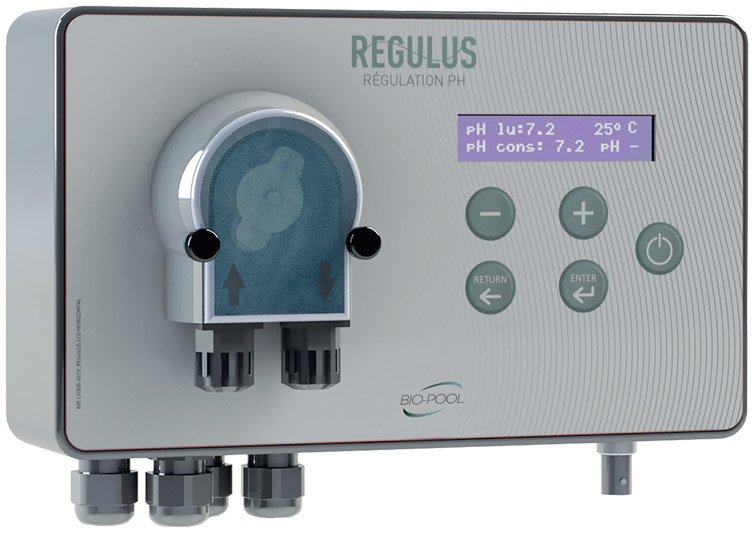 Pompa dosatrice peristaltica REGULUS per misurare e regolare pH