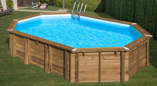 Piscina in legno Gre AVOCADO