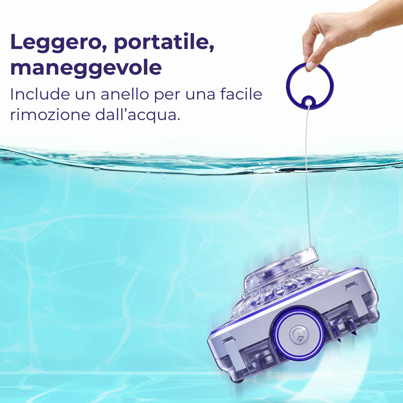 Robot pulitore automatico a batteria WET RUNNER by GRE