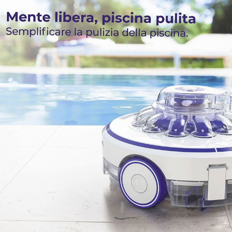 Robot pulitore automatico a batteria WET RUNNER by GRE