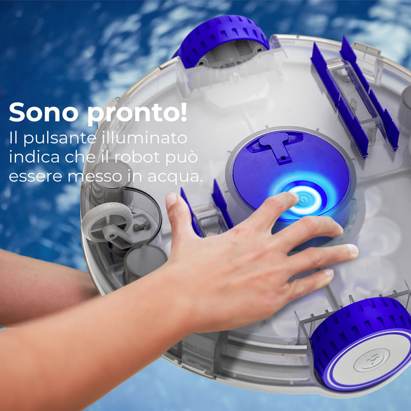 Robot pulitore automatico a batteria WET RUNNER PLUS by GRE