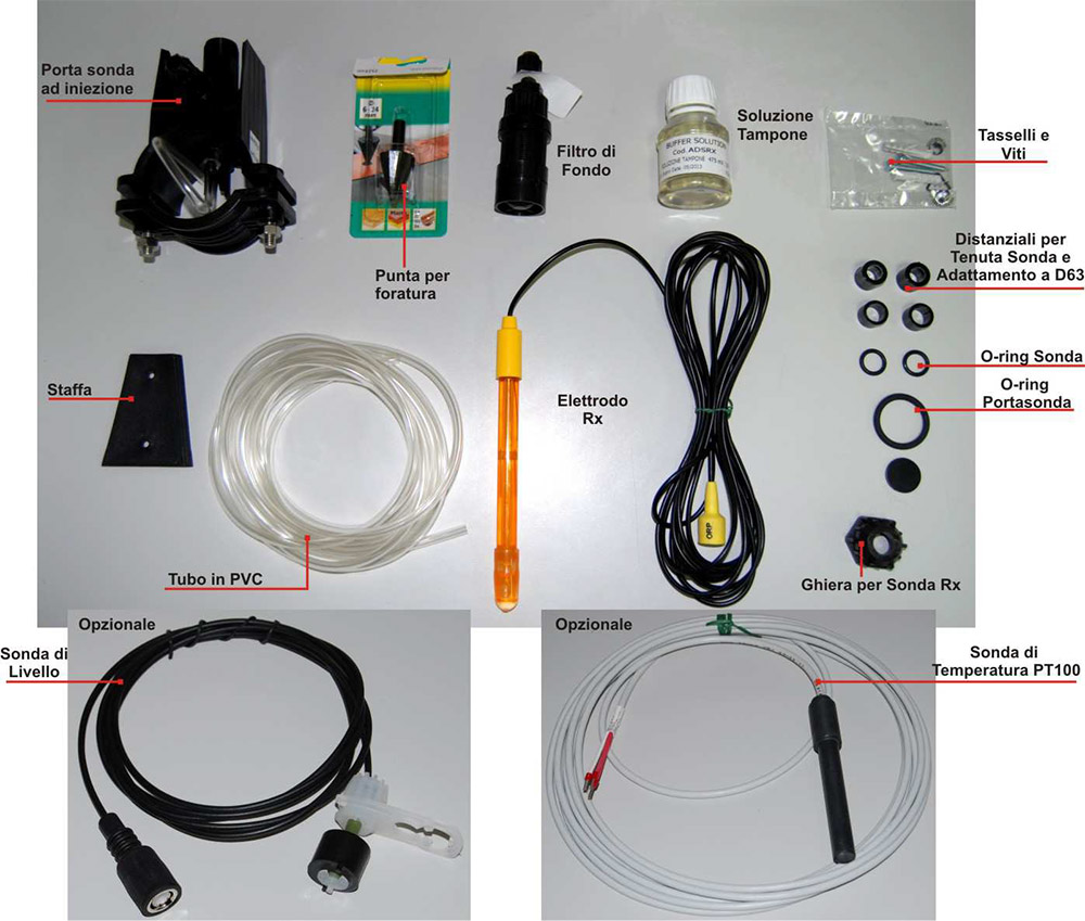 Kit Installazione Pompa Dosatrice SIMPOOL RX