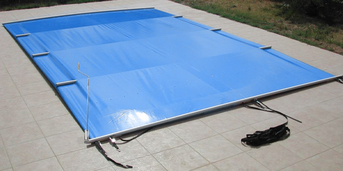 Copertura a barre di Sicurezza per piscina - PolartexÂ® SAFETY CLASSIC - 580 g/mÂ²