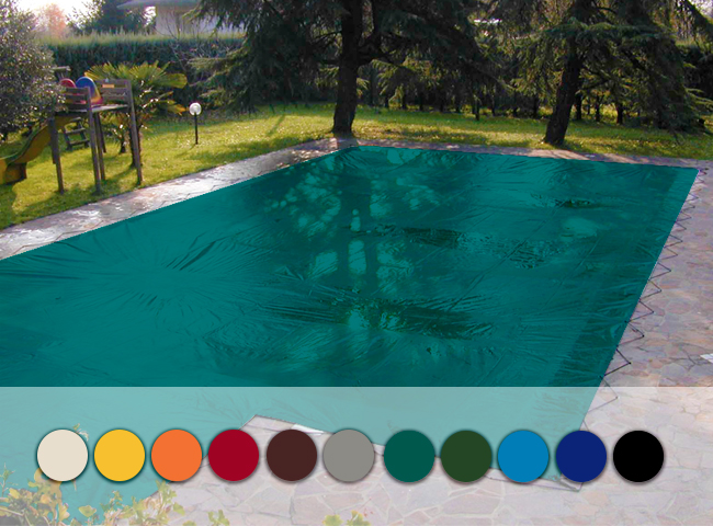 Copertura invernale per piscina PVC 650 colorata