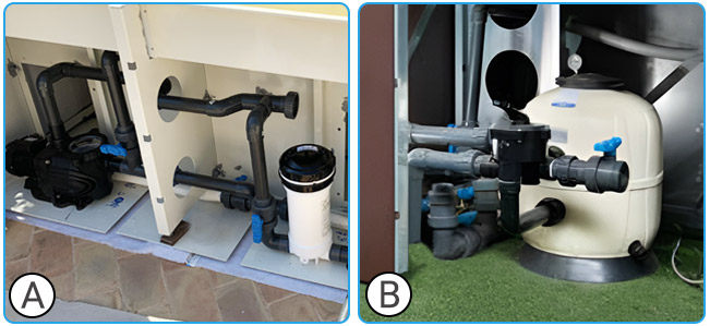 Impianto di filtrazione piscine fuori terra Italika Vista