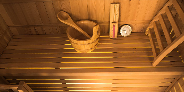 Sauna finlandese tradizionale KARA da 3 posti