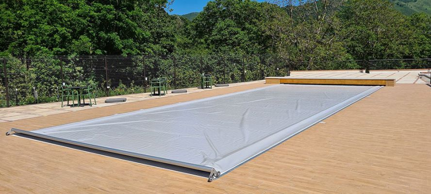 Foto clienti 0 - Copertura di Sicurezza per piscina Polartex<sup>®</sup> 4 SEASONS TOPTRACK automatica