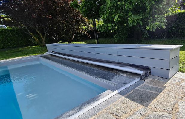 Foto clienti 1 - Copertura di Sicurezza per piscina Polartex<sup>®</sup> 4 SEASONS TOPTRACK automatica